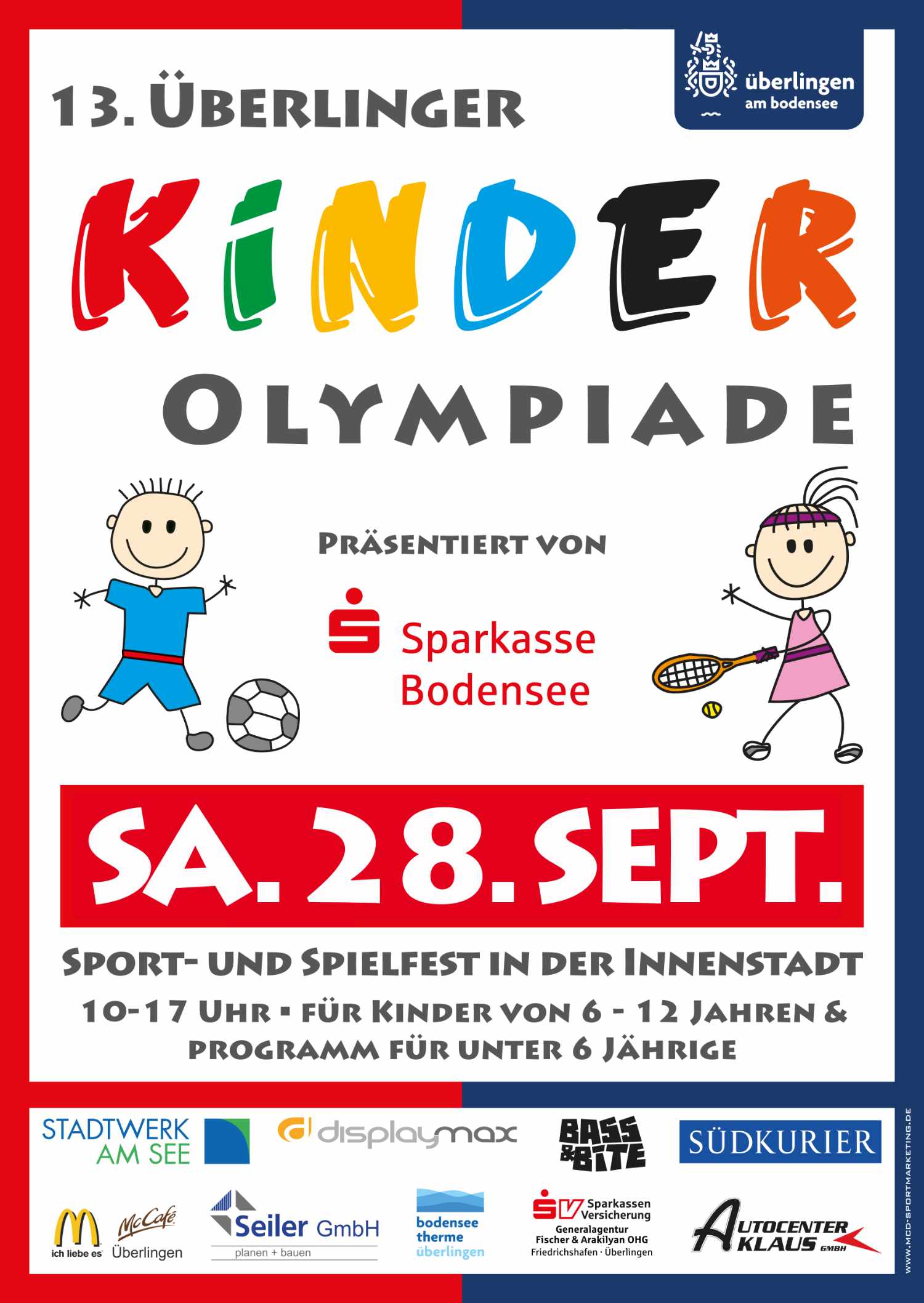 Plakat DINA3 1mm Beschnitt Kinder Olympiade 2024